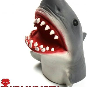 FantasyParty Hand Puppet Realistic Shark Role Play Toy Latex Puppet for Both Adult and Children