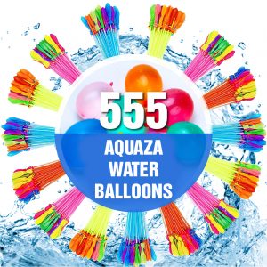 555 PCS Water Balloons – Self Filling Water Balloons – Balloon Fight – Water Balloons Games – Water Balloon Easy Fill – Water Fun for Kids – Games Ideal for Birthday Parties, Beach & Water Games