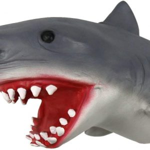 FantasyParty Hand Puppet Realistic Shark Role Play Toy Latex Puppet for Both Adult and Children