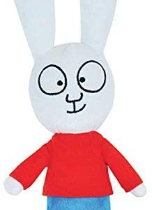 JEMINI – Simon Soft Toy Rabbit +/-27 cm, 023429, White/Blue/Red