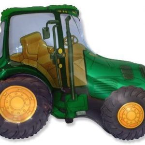 Green Tractor 26″ Foil Balloon – Farmyard Party