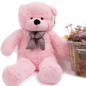 SINEDY 100CM Cute Teddy Bear Pink Giant Big Cute Plush