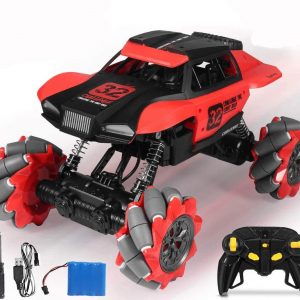 Remote Control Car, Off Road Large Size Remote Control Car, Kids High Speed Racing Monster Vehicle with Two Rechargeable Batteries for Boys Teens Adults