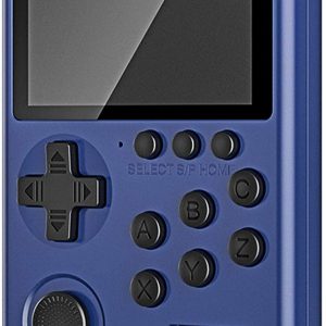 JG Portable Handheld Games Console with Joystick, Mini Retro Game Player with 1576 Classical Games Support for Connecting TV,800mAh Rechargeable Battery, Present for Kids and Adult (Blue)