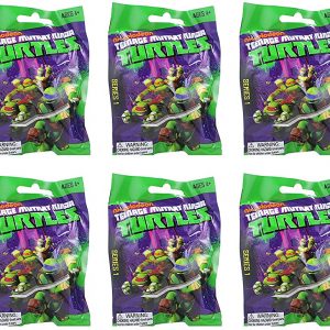 TMNT Teenage Mutant Ninja Turtles Mini Figures Mystery Blind Party Bag Pack of 10