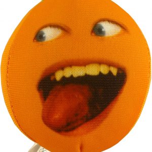 3″ Annoying Orange Soft Toy Key Ring With Sound ‘Can You Touch Your Nose With Your Toungue’ (K43C)