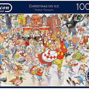 Jumbo 11223 Falcon de Luxe-Christmas on Ice Jigsaw Puzzle