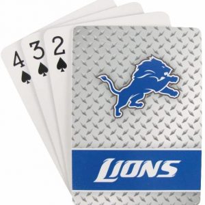 Detroit Lions Diamond Plate Playing Cards