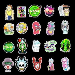 Rick and Morty Stickers – 50pcs