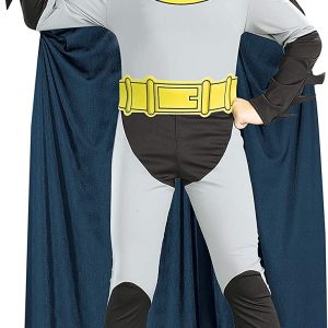 Rubie’s Costume Co Batman Classic Halloween Costume Children-USA Size 4-6 (Ages 3-4)