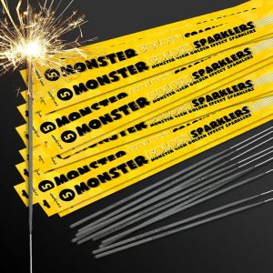 45cm (18“) Monster Golden Sparklers for Indoor or Outdoor Use (100 Sparklers)