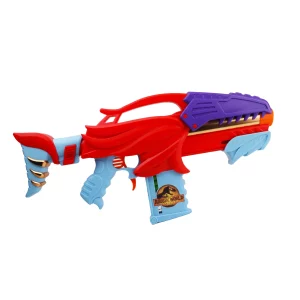 Pyroraptor Pump-Action Clip-Fed Blaster – Compatible with NERF Foam Darts