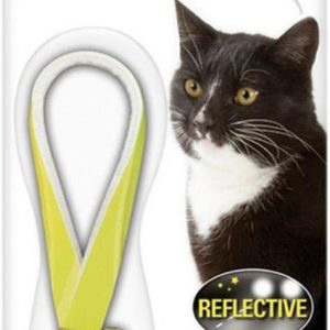 BEAPHAR 3 X REFLECTIVE YELLOW CAT KITTEN FLEA TREATMENT COLLAR WITH BELL 12 MONTH 1 YEAR PROTECTION
