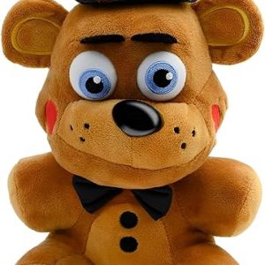 10″” Toy Freddy Plush – Adorable Fredbear Stuffed Toy – Withered Brown Freddie Plushie Toys Game Fans Peluche De Soft Huggable Dolls – Party Decorations Birthday Gifts Kids Girls Boys