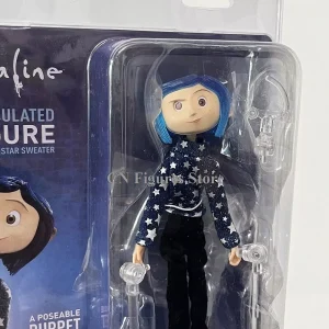 NECA Coraline Figure Articulated Star Sweater Anime Figure