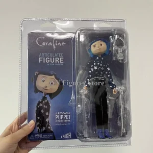 NECA Coraline Figure Articulated Star Sweater Anime Figure